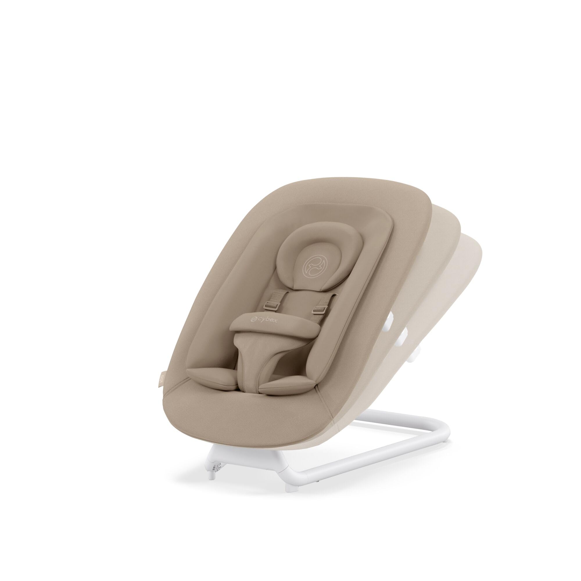 CYBEX Gold LEMO Bouncer, Hamaca de bebé con cojín Confort, Compatible con el sistema Silla LEMO, Desde el Nacimiento hasta los 3 Años (aprox. 15 kg), Almond Beige