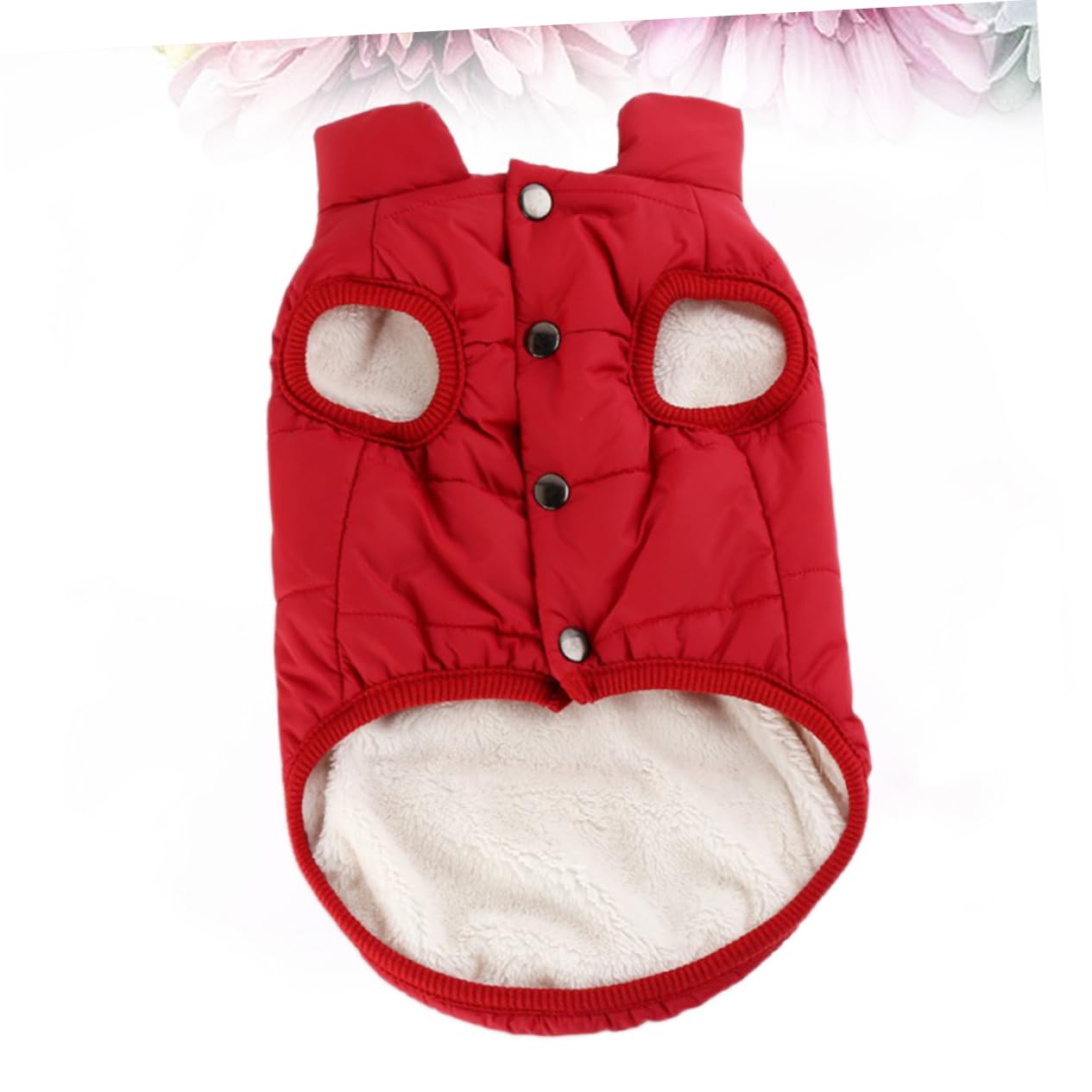 BESPORTBLE 3 Piezas Ropa para Perros pequeños para el Invierno Abrigo de Perro Ropa de Abrigo para s Invierno algodón Acolchado o de o Rojo