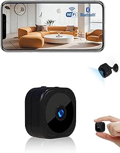 AOBOCAM Mini Security Camera 1080P HD Wireless WiFi Indoor Camera with Motion Detection Night Vision APP Control Pet Camera Nanny Cam for Home Surveillance