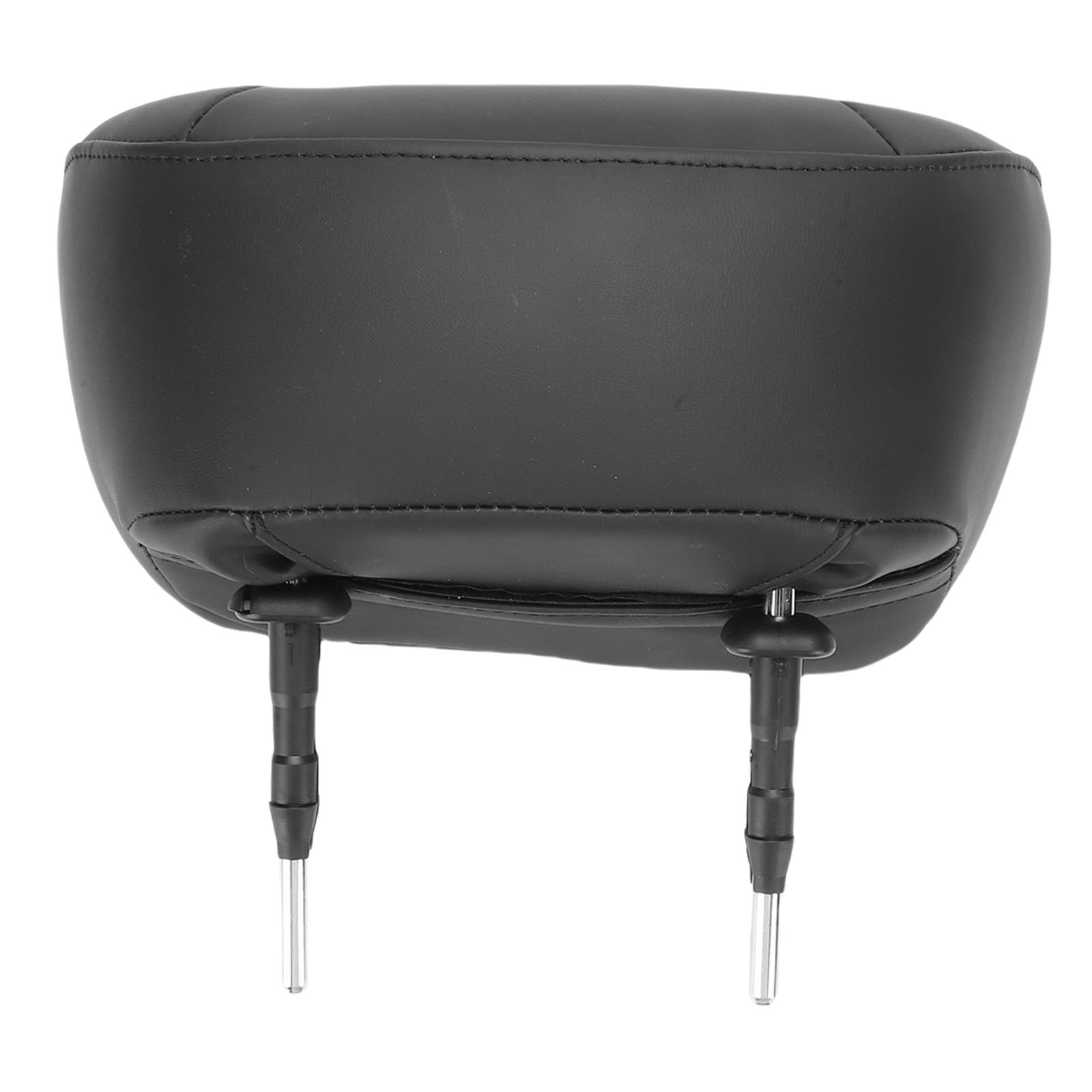 Tbest Appui-tête de Siège de Voiture en Mousse à Mémoire de Forme, Support de Cou Confortable en Cuir PU, Oreiller de Remplacement Universel, Espacement des Tiges de 150 Mm pour