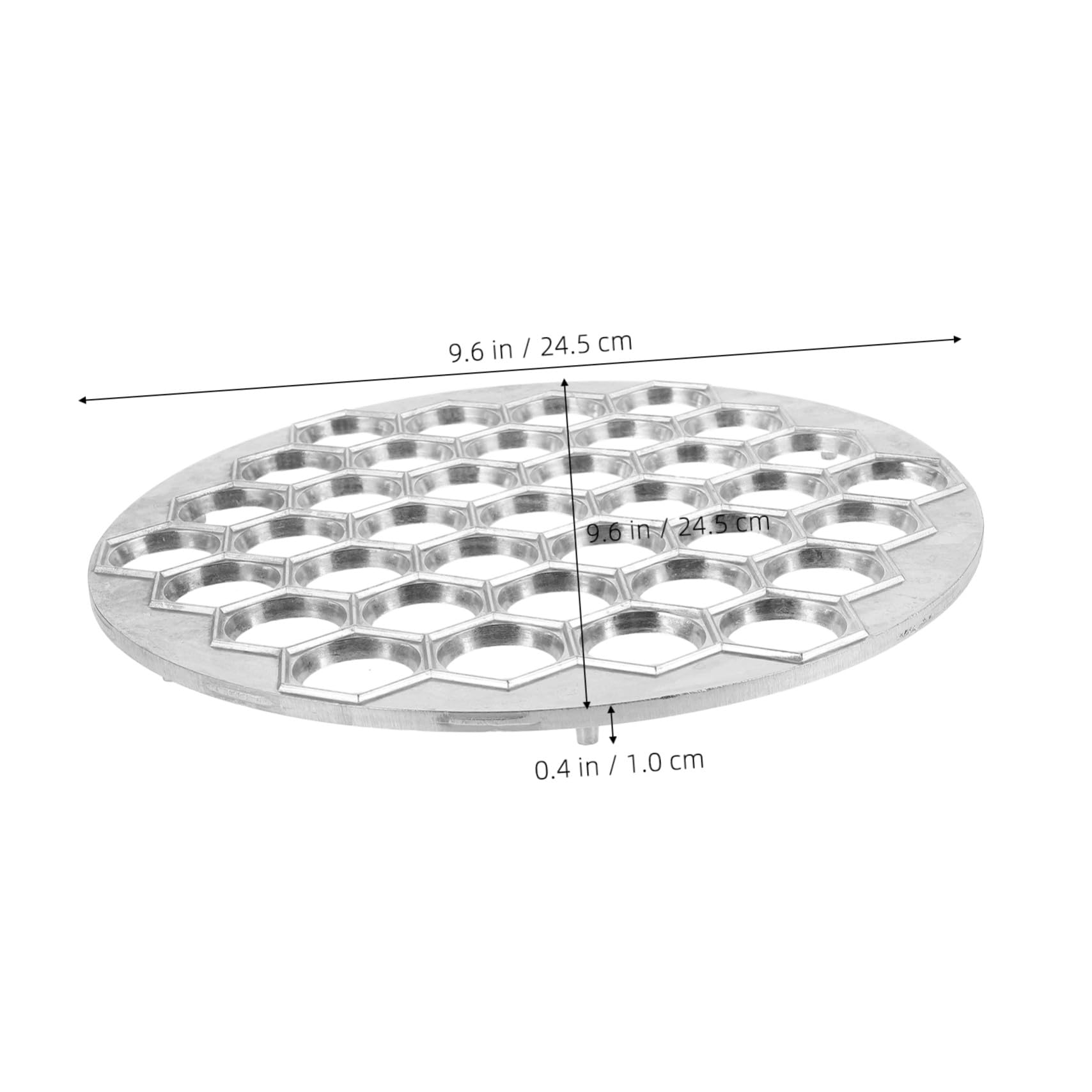 Molde para Hacer Empanadillas de Aleación Ligera Diseño Creativo de 37 Agujeros y Base Plana, Práctico y Fácil de Almacenar para Cocina Casera