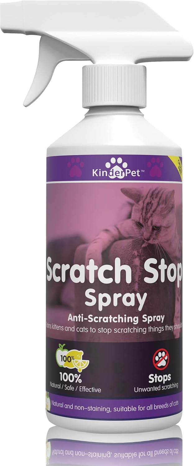 KinderPet® Eco Anti Cat Scratch Deterrent Spray Protect Furniture Stop