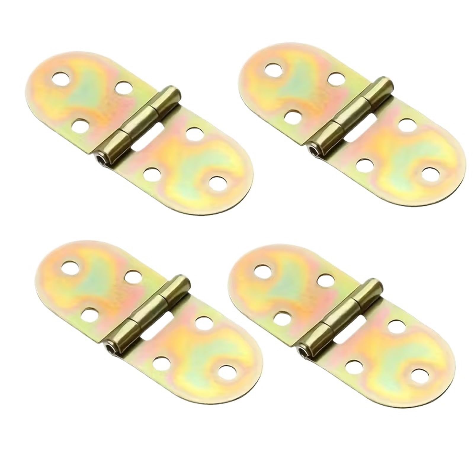 Kdhcvkz 4Pcs 2/4/6/10Pcs 180 Degree Folding Hinge For Cabinets And Tables(4Pcs)