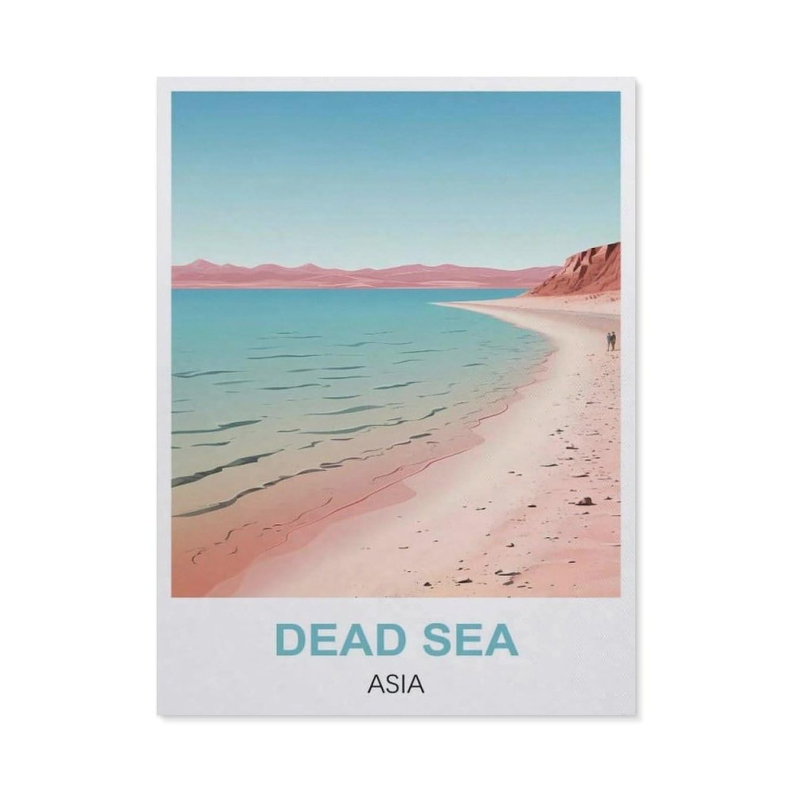 Metal Sign Tin Sign，Dead Sea Asia(15x30cm）