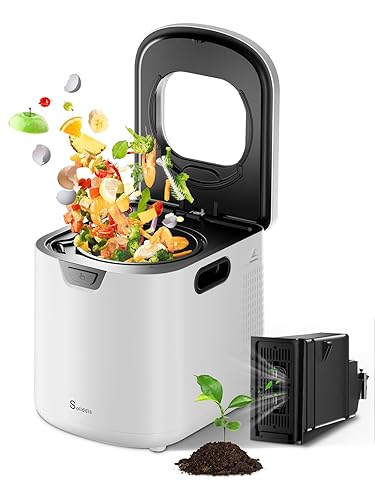 4.2L Electric Composter for Indoor Kitchen, Smart Food Waste Recycler,