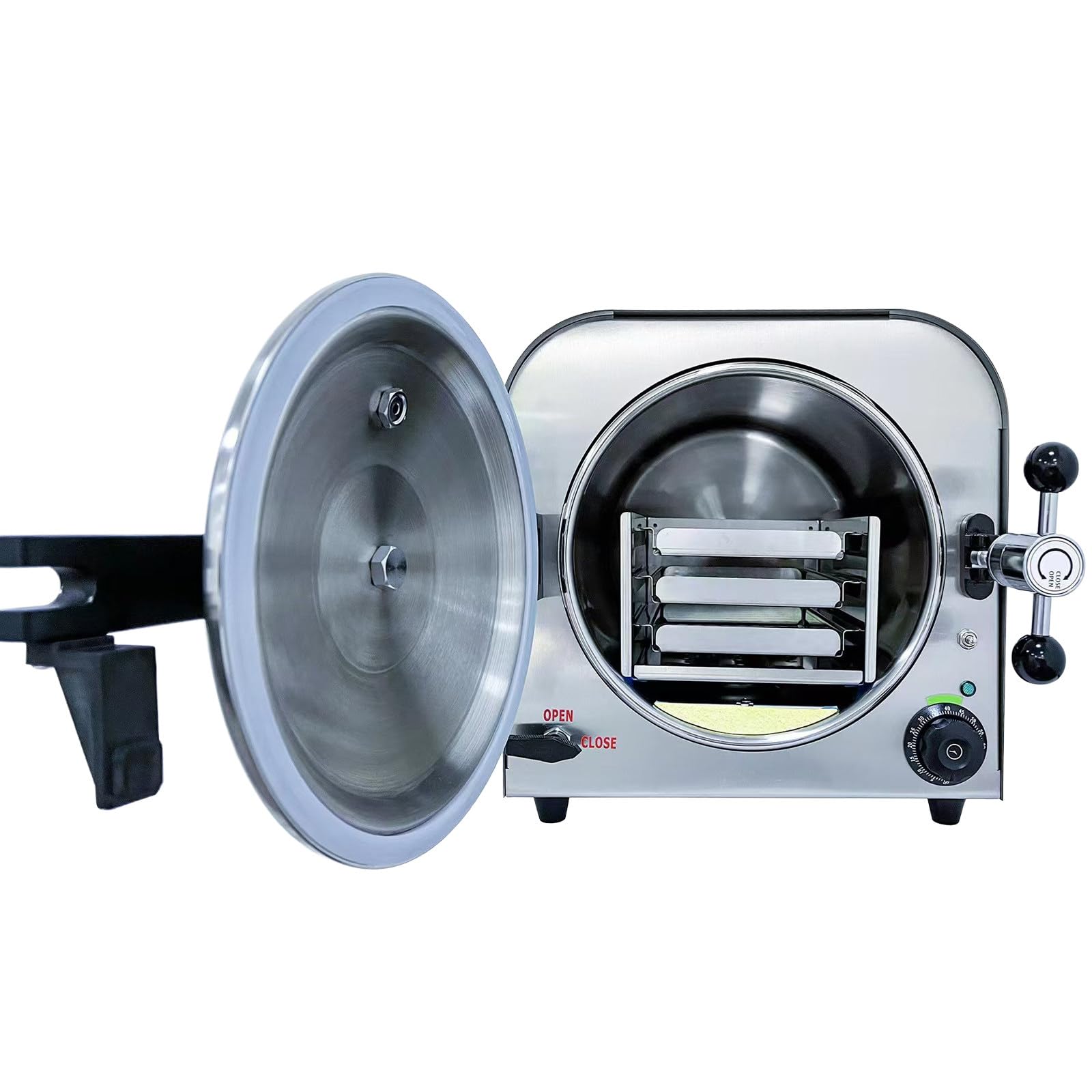 Sterilizzatore Dell'Autoclave del Vapore, Macchina per Scatola di Vapore Ad Alta Pressione, cavità in Acciaio Inossidabile, per Gli Strumenti Dentali 14L-900W