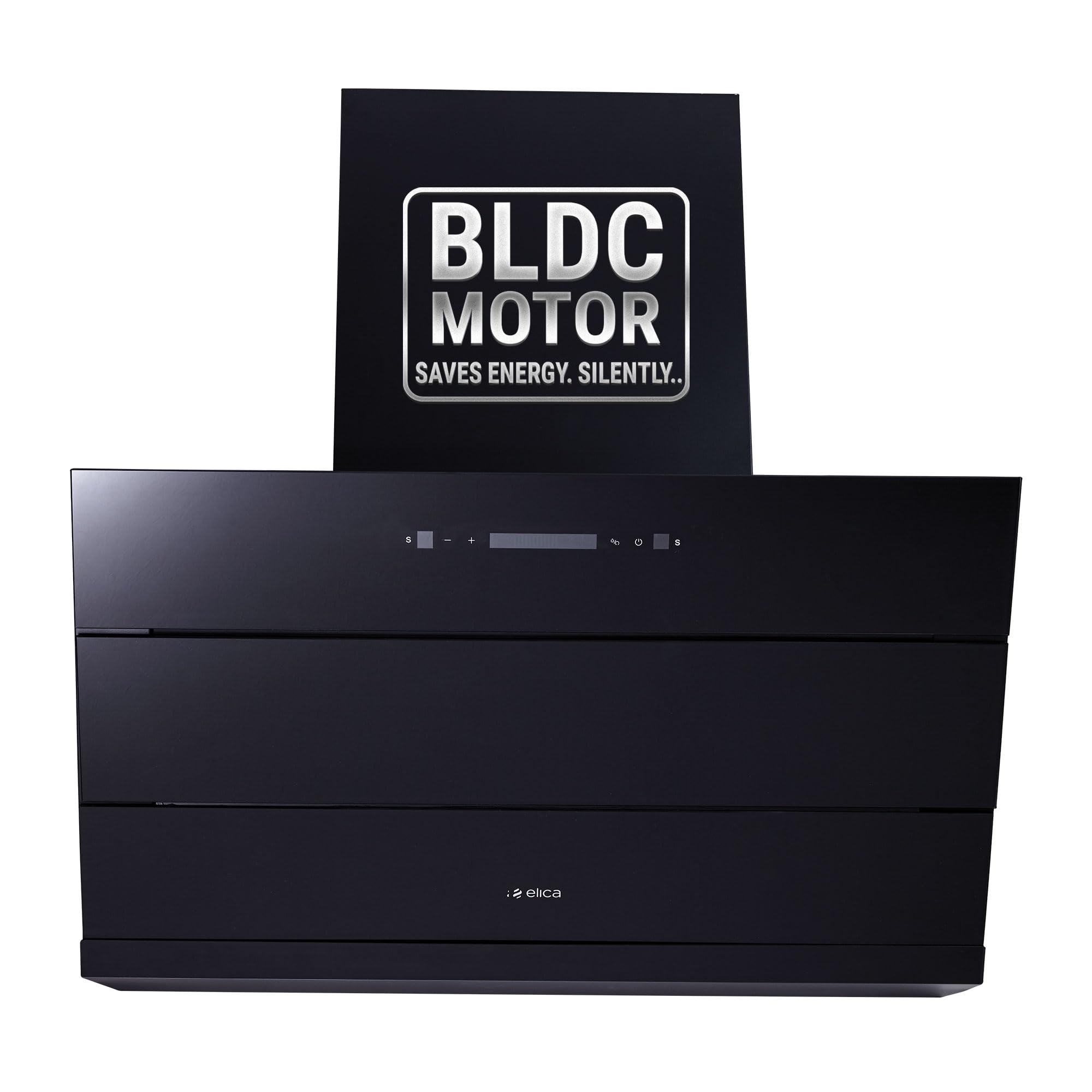 Elica 90cm 1500 m3/hr BLDC Filterless Autoclean Kitchen Chimney with 15 Years Warranty (EFL 3V 901 BLDC HAC LTW MS NERO), Black-image-16