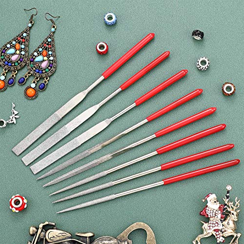 Miniature and Model Files, Includes Diamond File Set (Round, Flat and Triangular, 9 Piece) - Image 4
