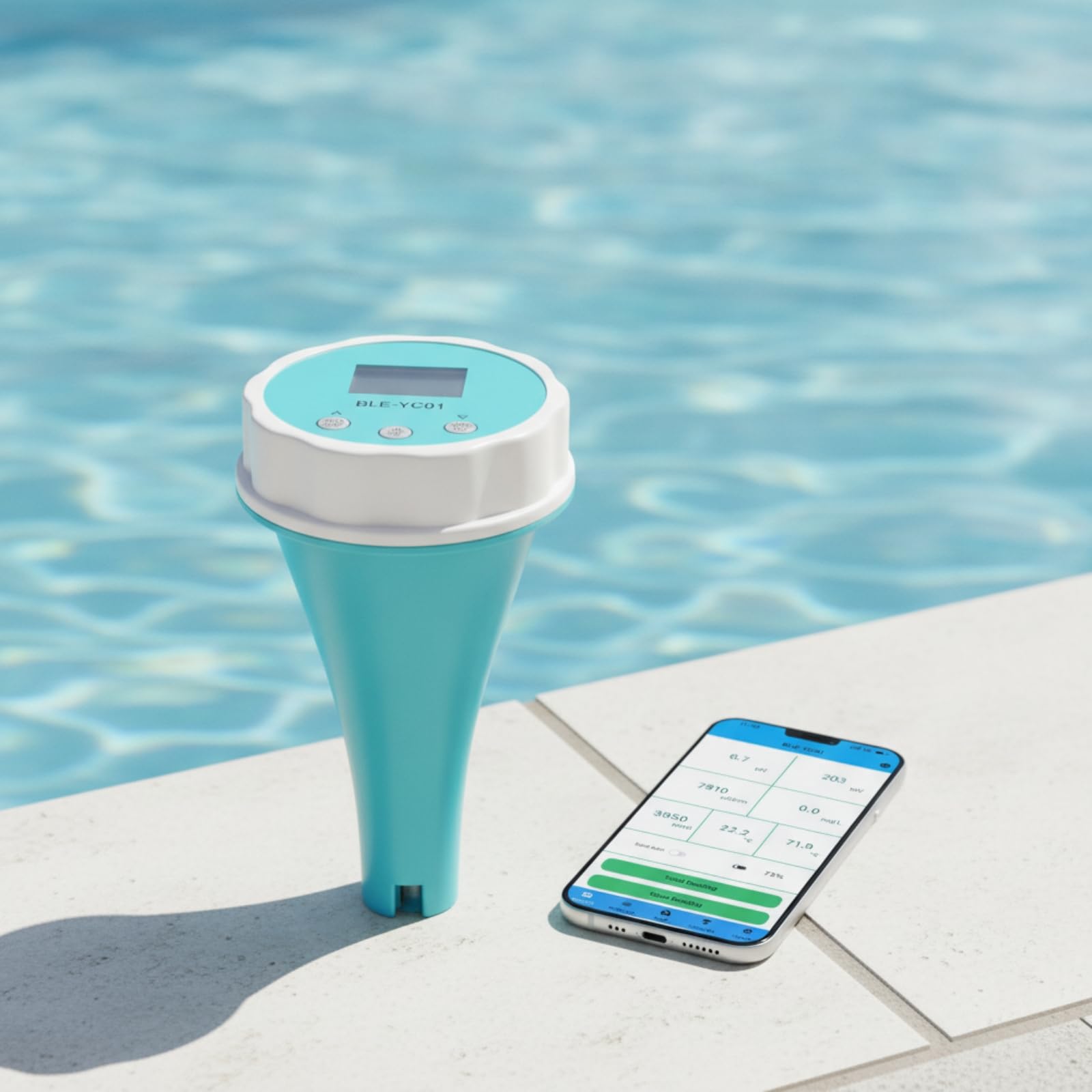 MagiDeal Industrial Tester de Agua Ph ORP TDS Temperatura Pantalla Clara Uso Fácil Diseño Ergonómico Adecuado para Piscinas Spas Acuarios Laboratorios Mantenimiento Doméstico