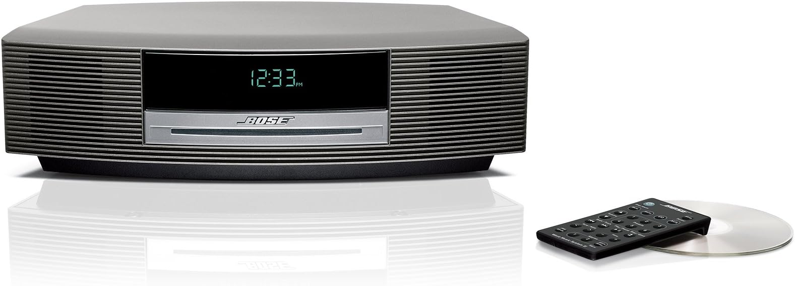 Bose Wave music system - CD / MP3 clock radio - titanium silver