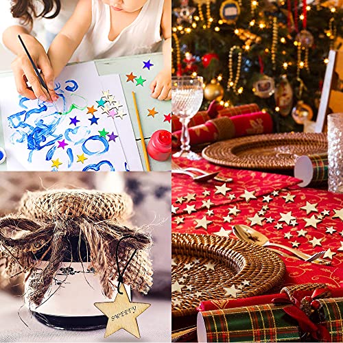 NewZC 400 pezzi Mini Cuori di legno Cuori d'amore