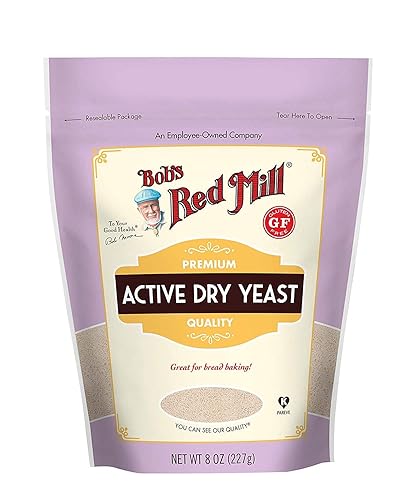 Bob's Red Mill Levadura seca activa de 8 onzas (paquete de 4)