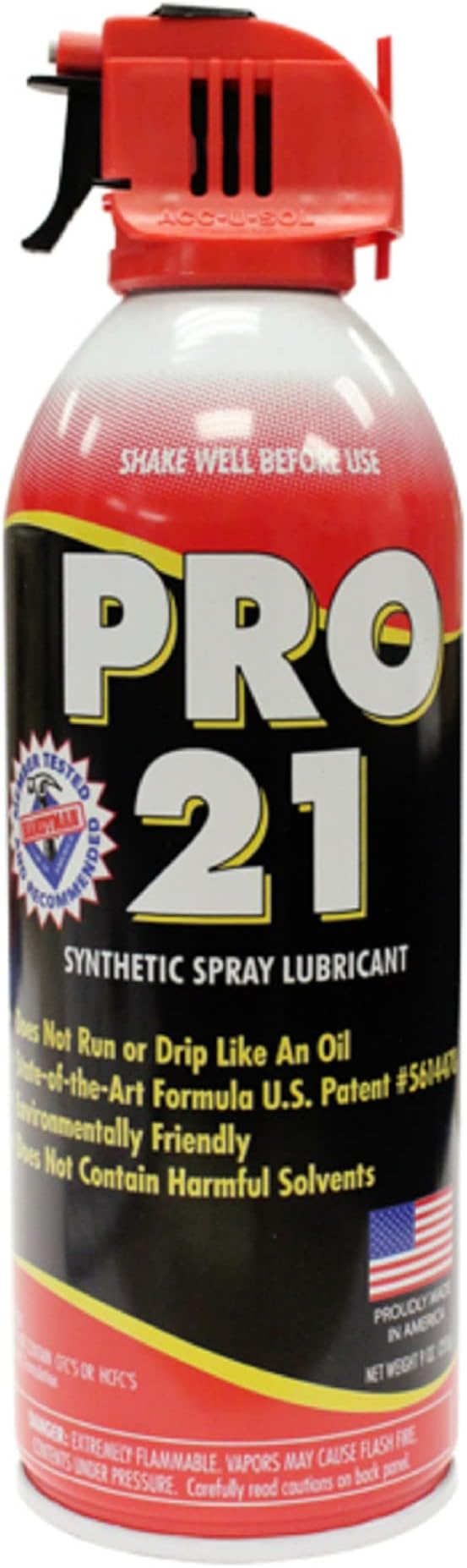 Garage Door Pro 21 Spray Grease Lubricant 9oz (One Can) Synthetic Spray Lubricant