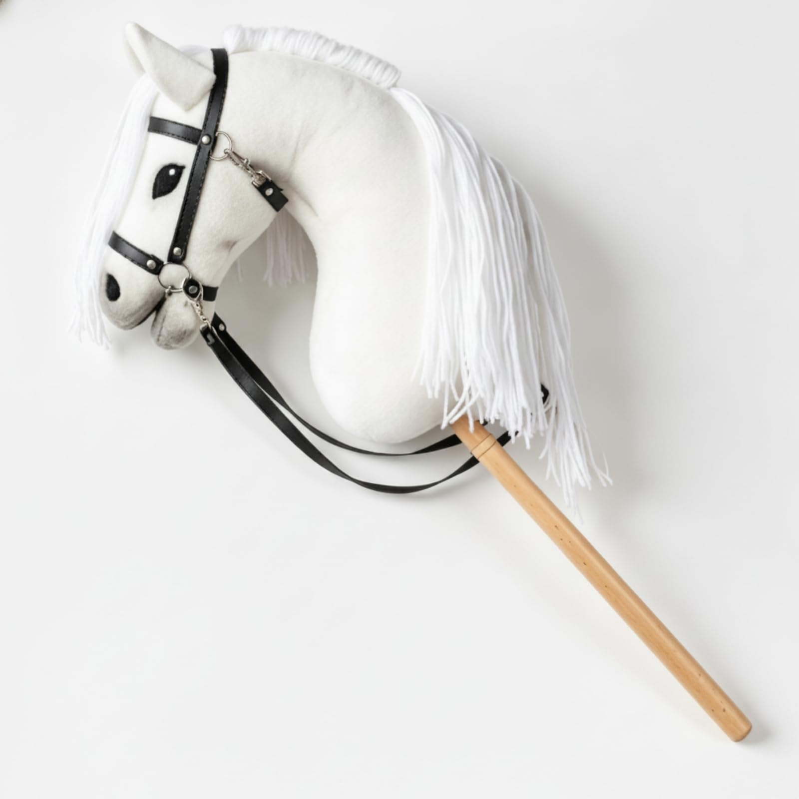 Amagogo Cavallo su Bastone Robusto Giocattolo, 68 Cm, Marrone