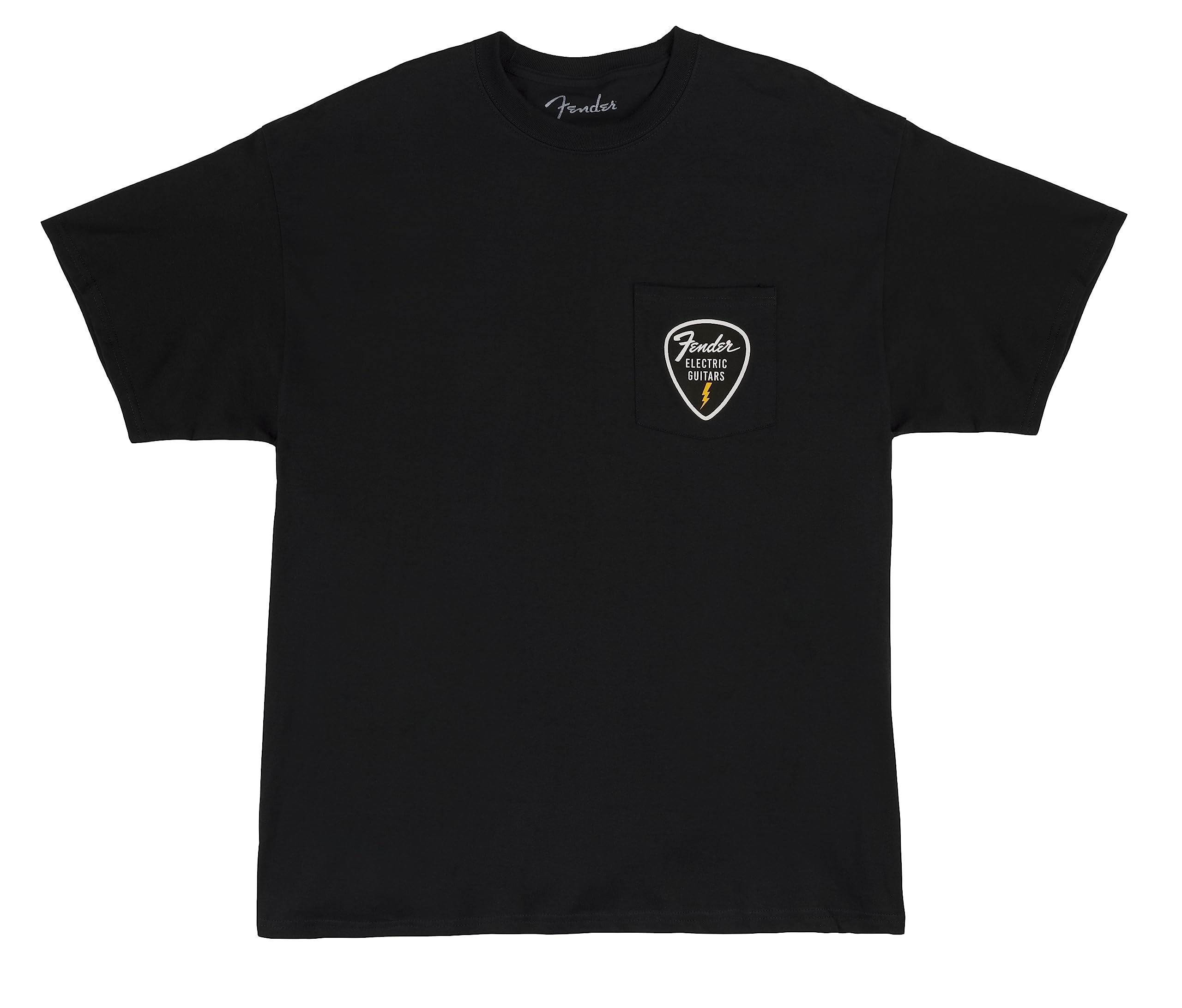 Fender Pick Patch Pocket Tee, Black, XL