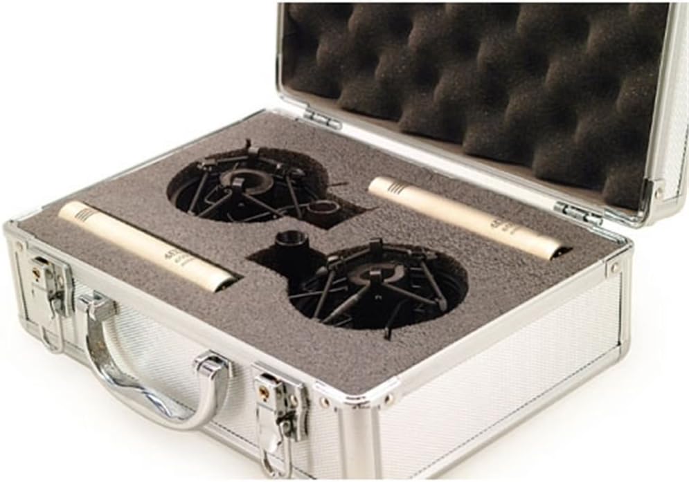 MXL 603 Condenser Instrument Microphones with Shock Mounts, Pair