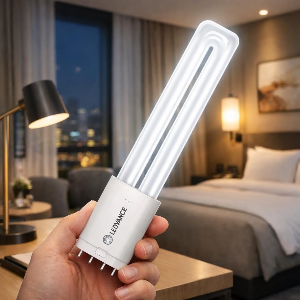 LEDVANCE 10x DULUX LED L HF & AC MAINS V, 2G11, 8W, 4000K Kaltweiss, 1000lm, 140° Abstrahlwinkel, 220-240V, Ersatz für 18W Leuchtstofflampe, 10er SPARPACK