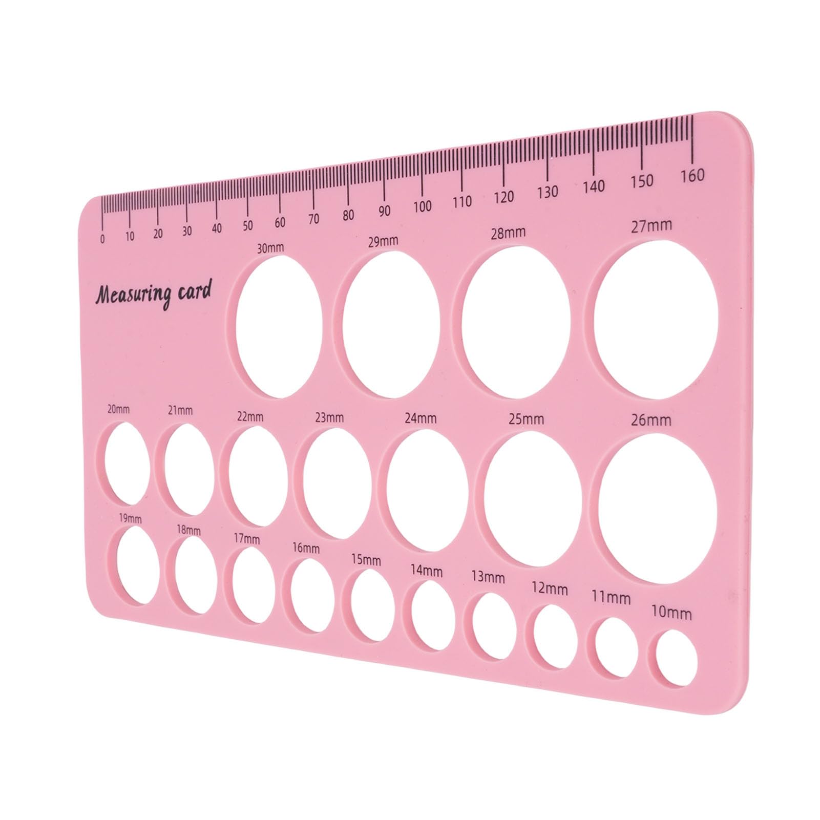 Generic Nipple Ruler Flange Sizing Kit Comfortable Measuring Tool for Breastfeeding Moms, Soft Silicone Flange Inserts Essential for 24mm Pumps, 10pcs Set for New Mothers
