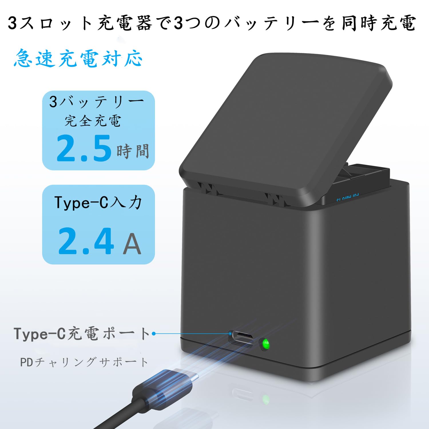 Amazon | COOLSHOW GoPro Hero 13バッテリー ヒーロー13 Enduro 