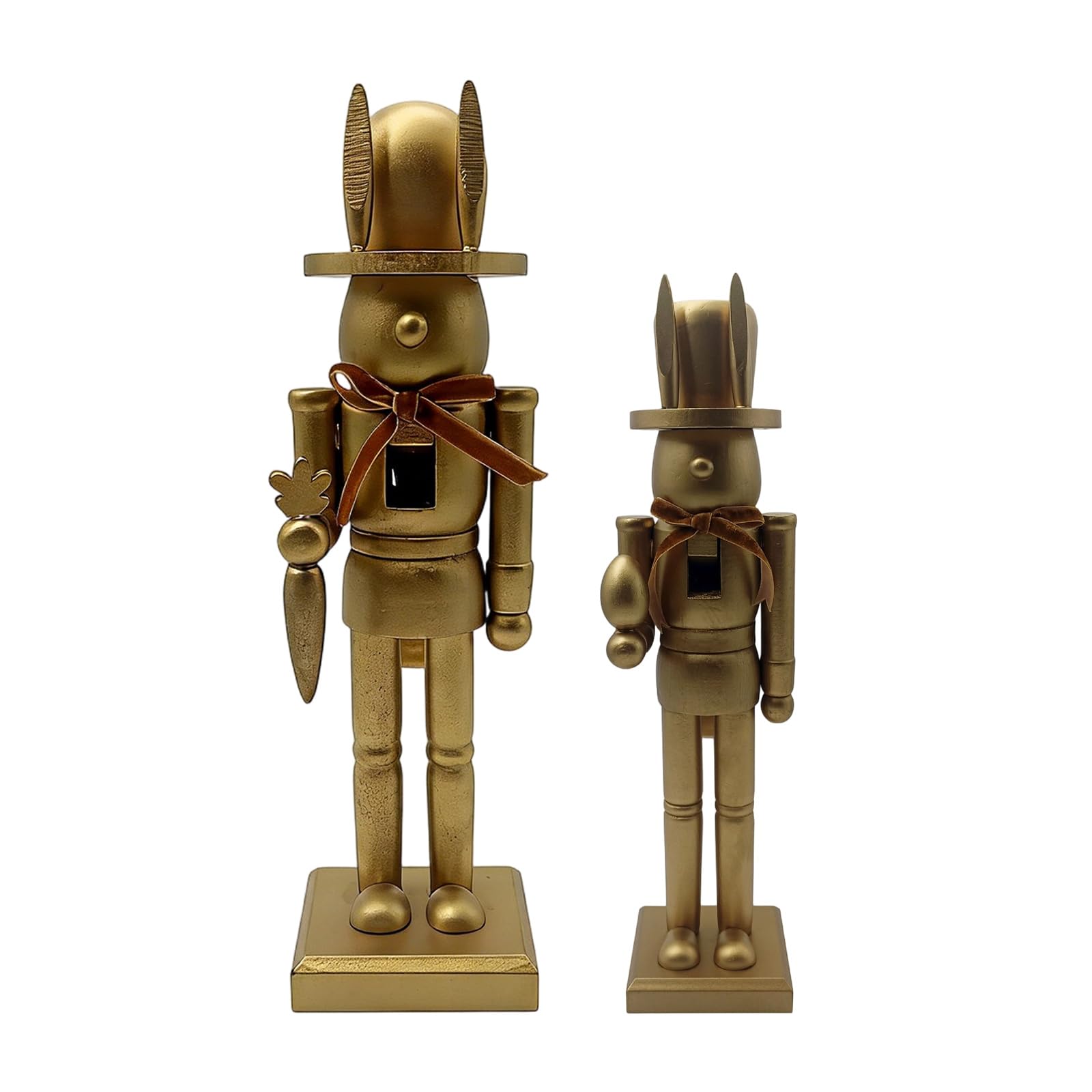 Base Stabile in Legno Pasqua Schiaccianoci Coniglietti Ornamen Sicuro per Bambini e Animali Domestici FESTIVITÀ Decorazione Domestica per Esposizione da Tavolo Decorazione Domestica