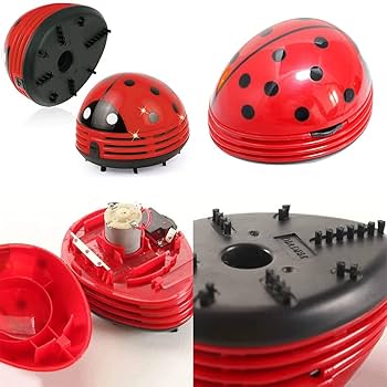 Amazon | 卓上クリーナー てんとう虫 卓上そうじ機 強力吸引