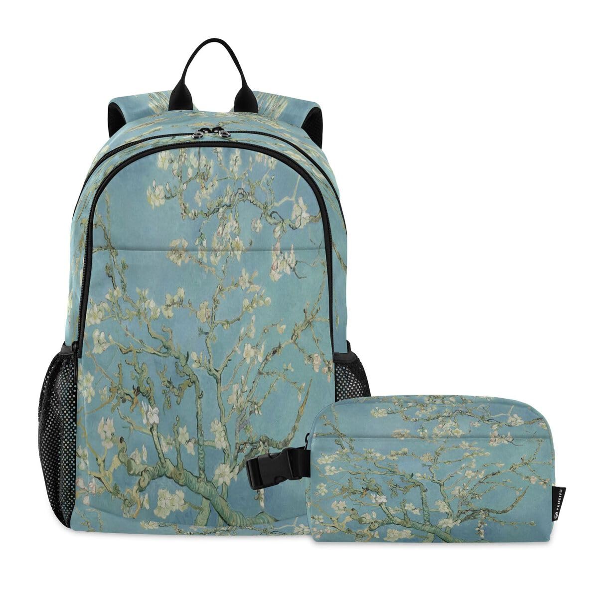 Sac à dos et sac à déjeuner Van Gogh Mnsruu pour garçons et filles