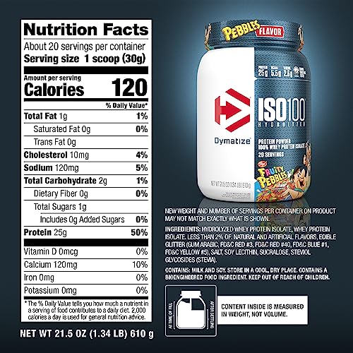 Dymatize D35420A Iso100 Hydrolyzed Protein Powder thumb #5
