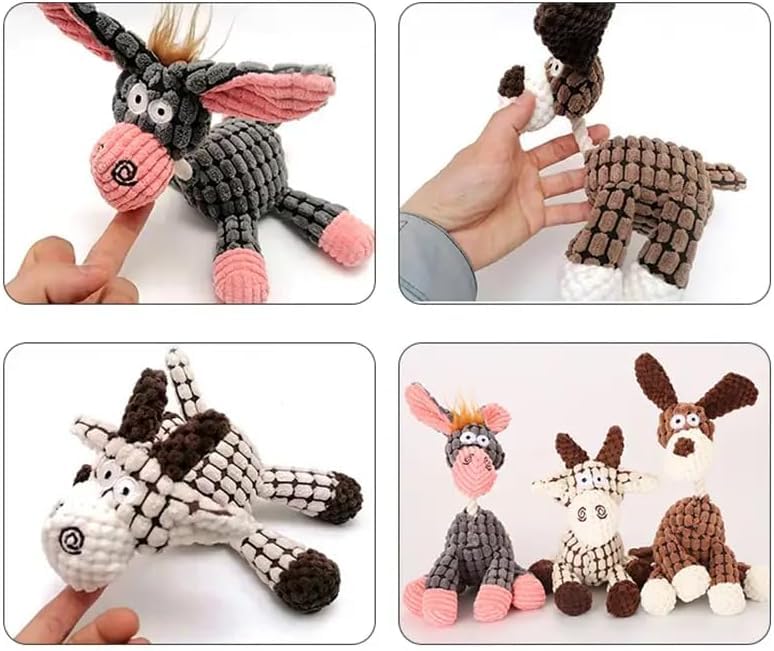 Pack 3 Juguetes Squeaker para Perros de Cuerda miniatura 7