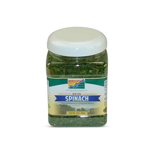 Mother Earth Products Tarro de espinacas deshidratado