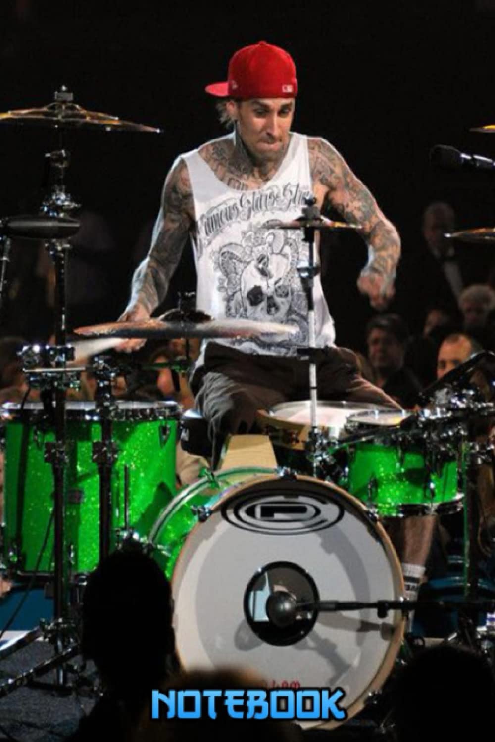 Notebook : Travis Barker Notebook 100 Pages Collage Lined Pages Thankgiving Notebook Journal Gift Idea For Students, Teens, Boy and Girl #633