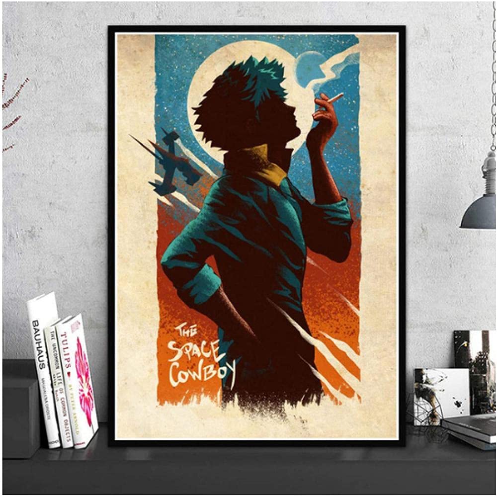 VGJM 5D Diamond Painting Cross Stitch Cowboy Bebop Anime Art Home Wall Decoration 40x40cm