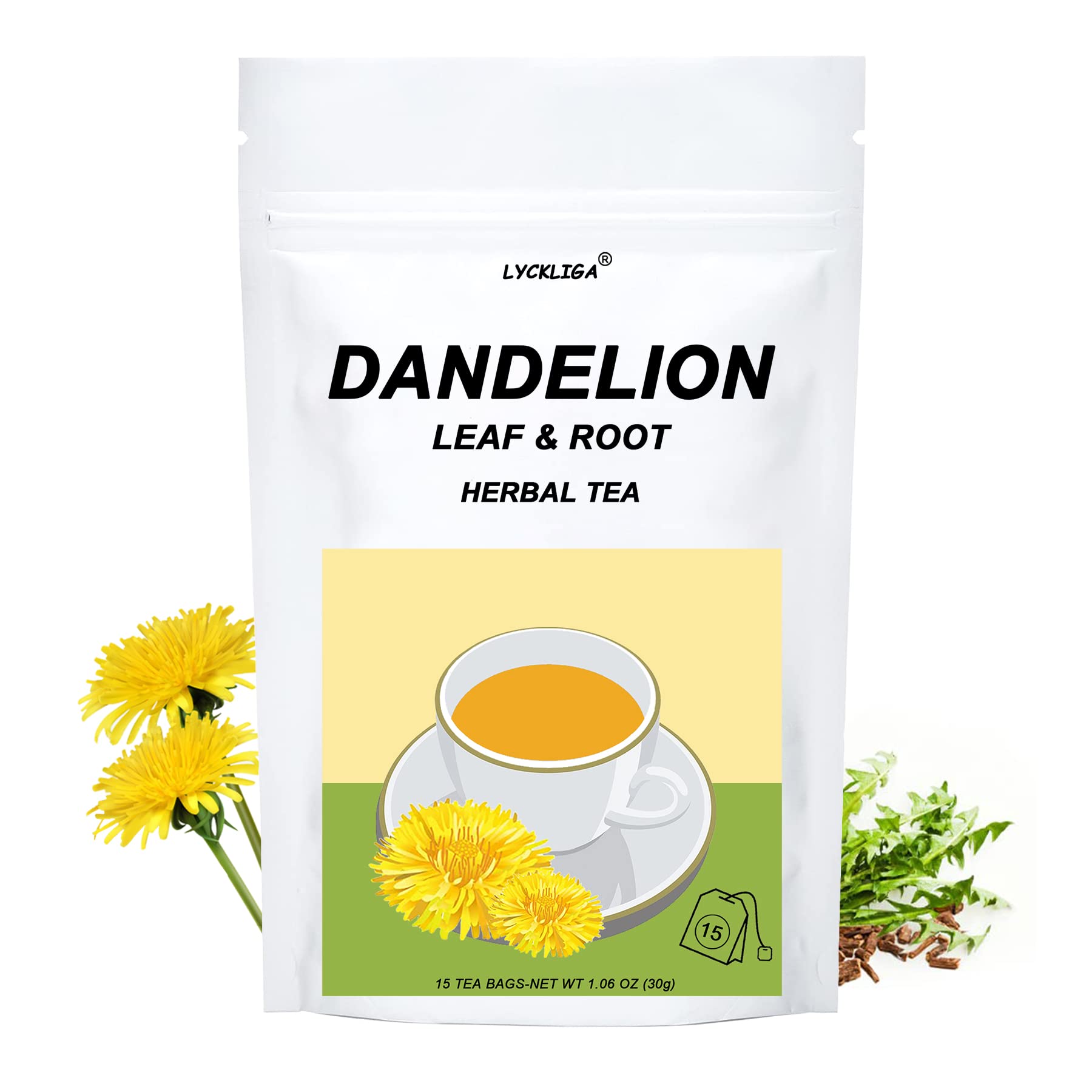 LYCKLIGA - Dandelion Root Tea, Dandelion Leaf and Root Tea Help improve immun...