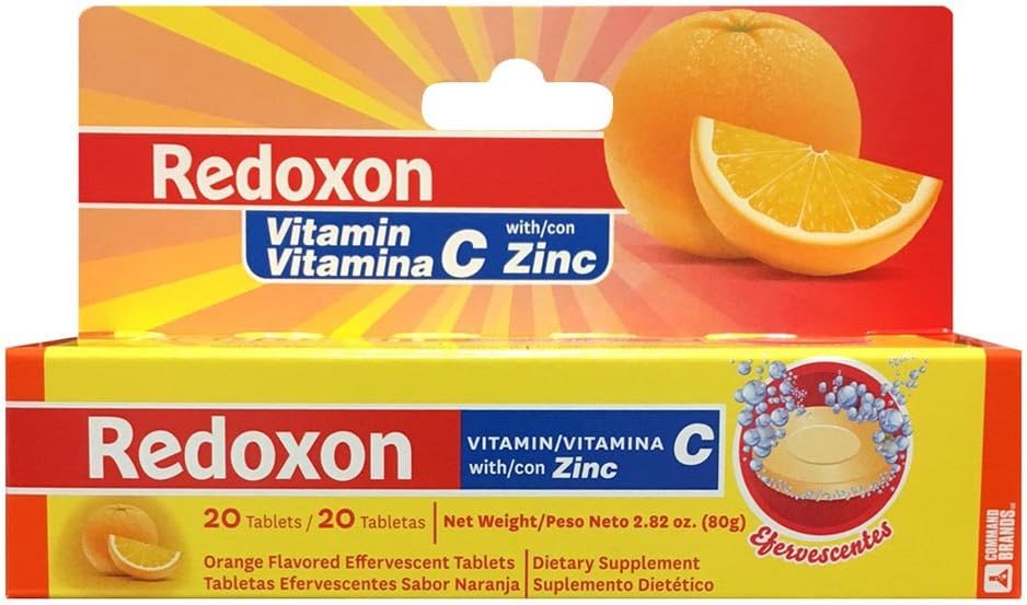 Redoxon Vitamin C with Zinc Orange Flavored 20 Tablets