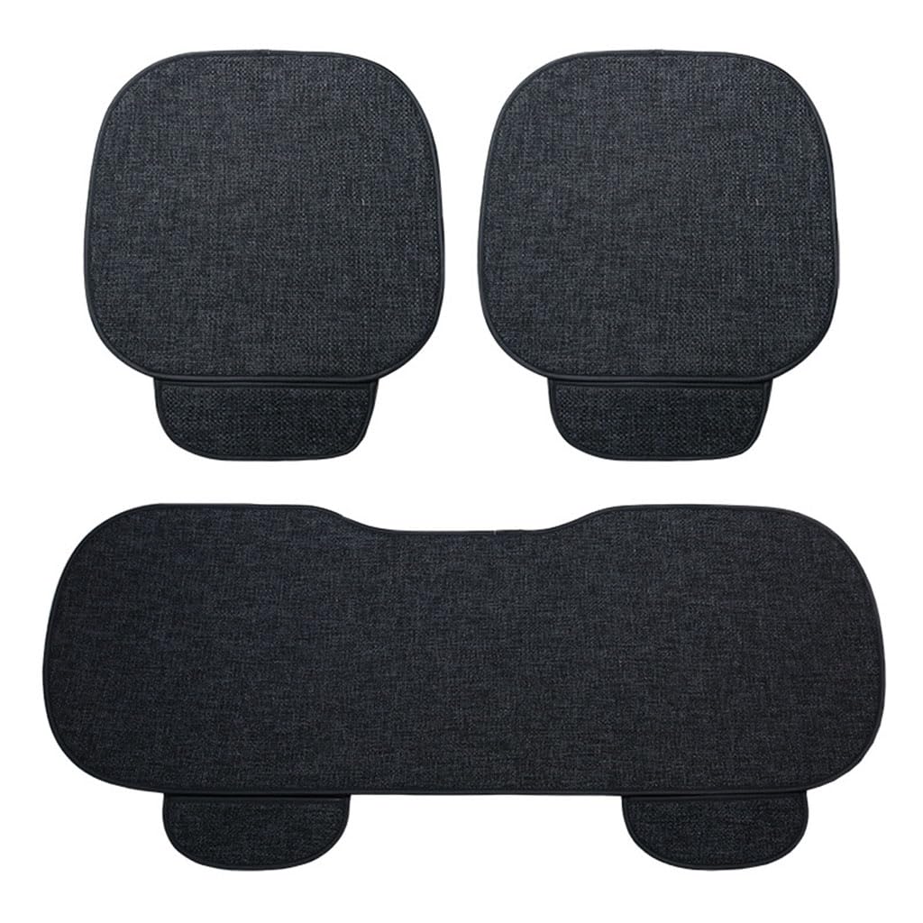 Car Seat Cover for Audi RS5 2012-2016,Vehicle Linen Seat Cushion Pad Front Rear Full Sets Car Seat Covers Washable Comfort Non-slip Mat Protector Interior Accessories,Gray-L