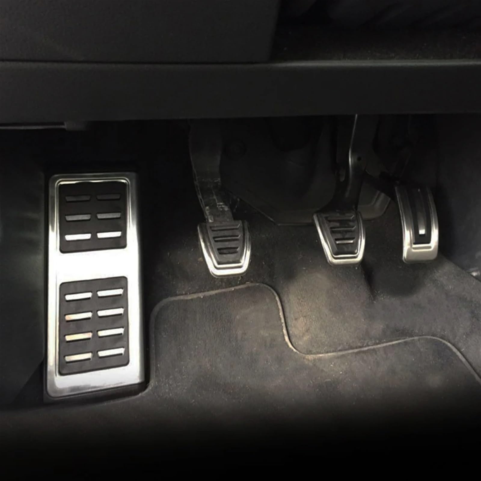 Pédales Voiture Pour Seat Pour Tarraco Pour Ibiza Pour LEON Pour Arona Pour Ateca 2018-2021 Couvercle De Pédales Frein À Gaz Repose-pieds Voiture En Acier Inoxydable Embrayage Pédale Frein Cover(1Pcs