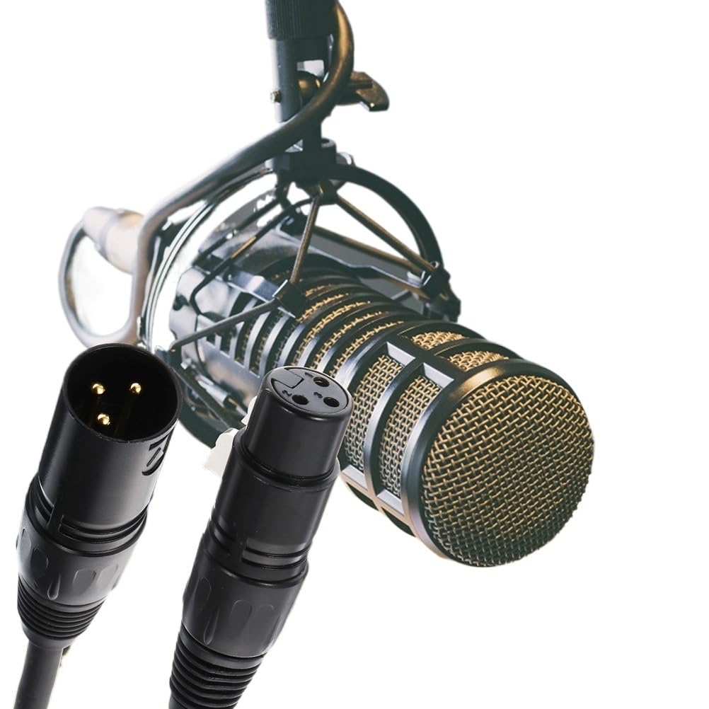 XLR-Mikrofonkabel, 3-polig, Stecker auf Buchse, Zubehör-Patch-Versorgungsverbindung, reduziert Verlust, stabile Klangqualität