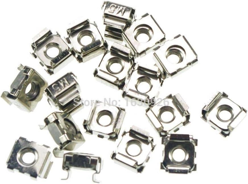 Generic 25 pieces Metric Steel M8 Retainer Cage Clip On Square Nuts to Worldwide
