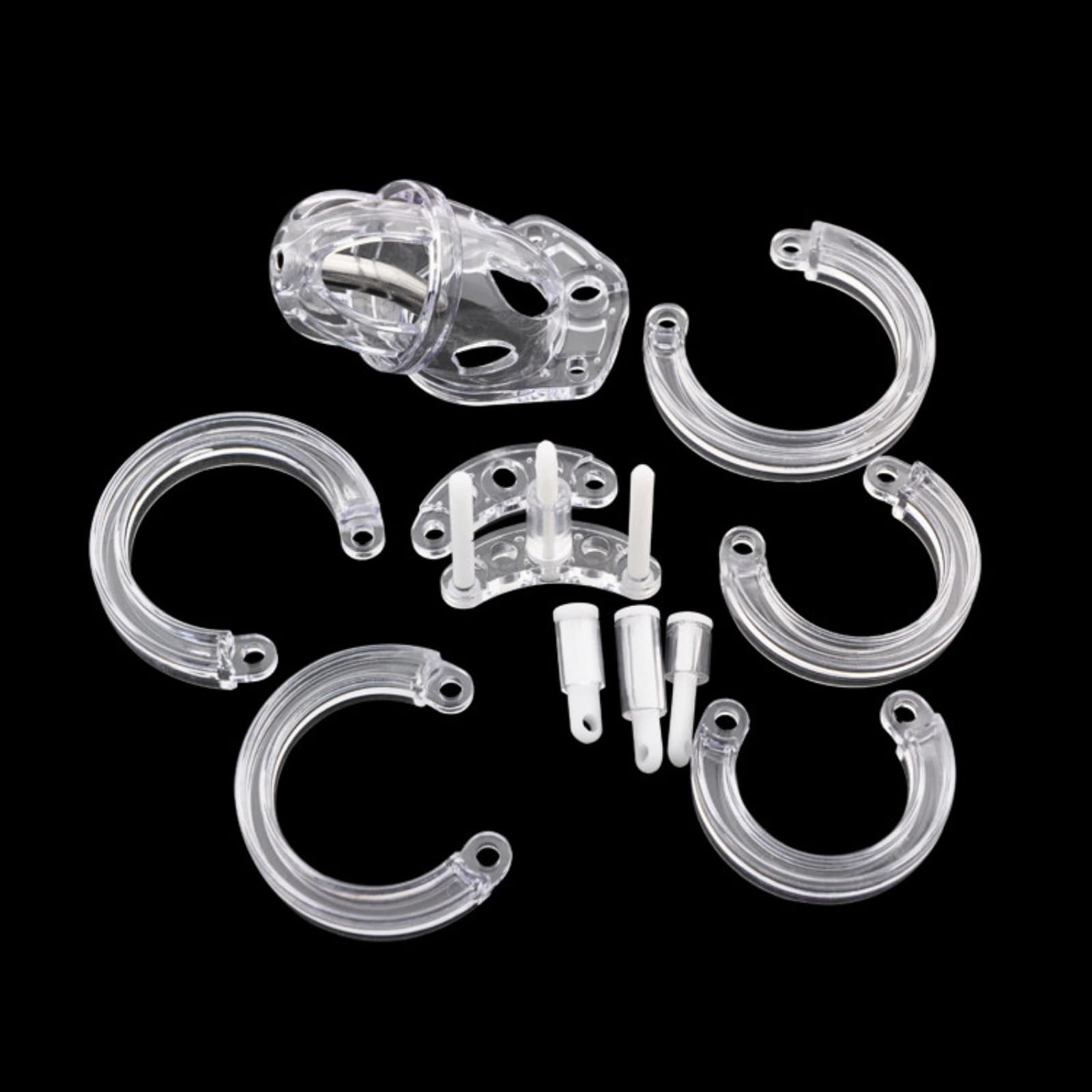 Nouveau Dispositif d'exercice Protecteur Transparent pour Hommes avec cathéter (38mm, 42mm, 44mm, 48mm et 51mm)