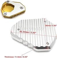 Vista 7 de NBX- Placa de soporte lateral extendida para compatible con KAWASAKI Versys 650 2015-2018