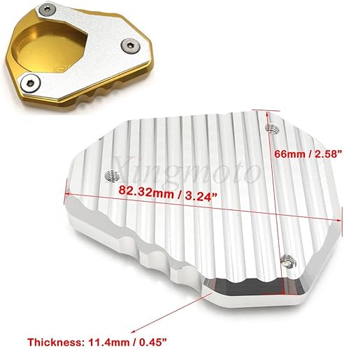 Miniatura 7 de NBX- - Placa de soporte lateral extendida para compatible con KAWASAKI Versys 650 2015-2018