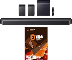 Samsung HW-Q990F Q Series Soundbar 11.1.4 Channel with Subwoofer and Rear Speakers