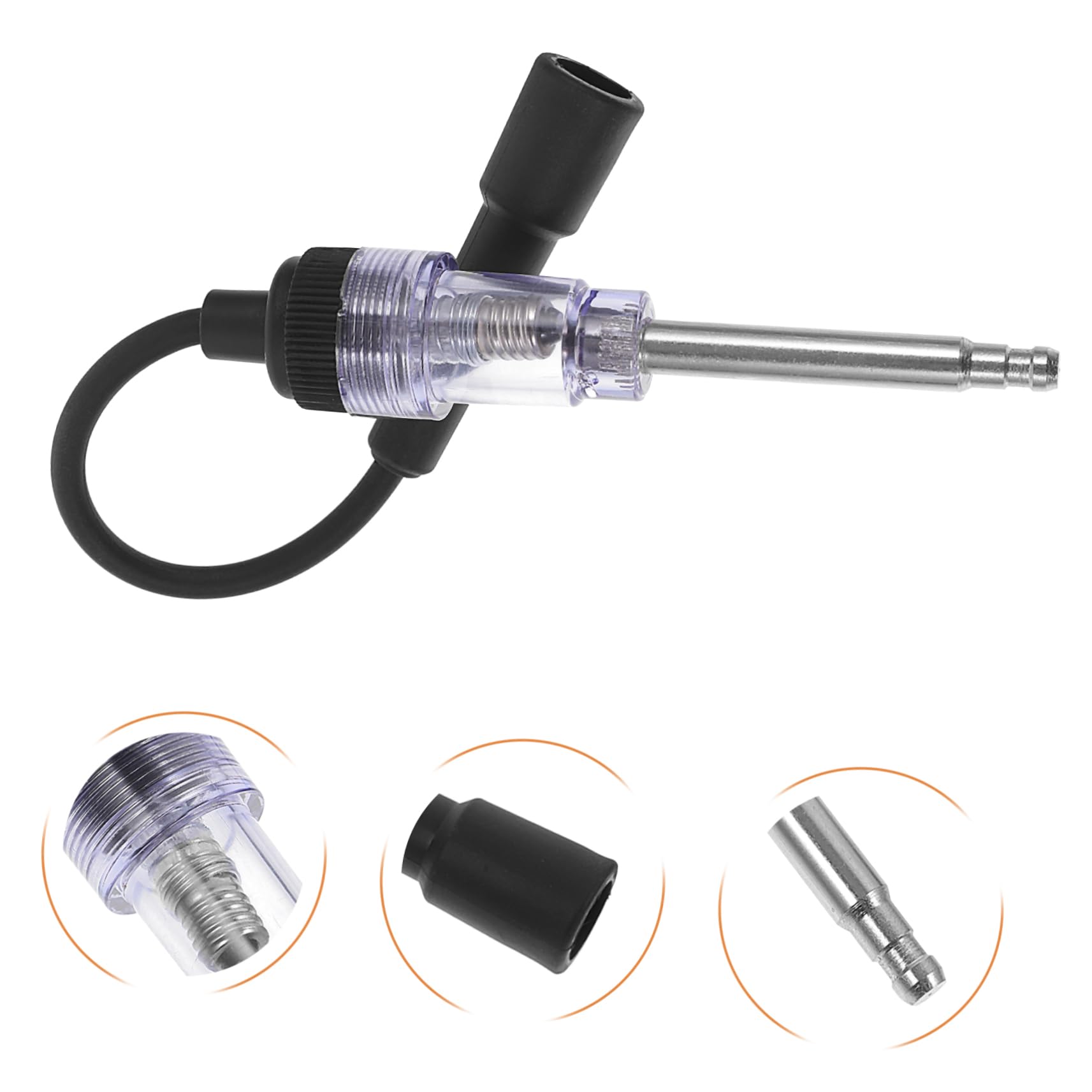 Gatuida 5 Piezas Probador De Encendido Herramientas Probador De Bujías De Coche Probador De Bujías Para Automóvil Probador De Enchufe Instrumento De Encendido Plástico Bobinas De Ignición