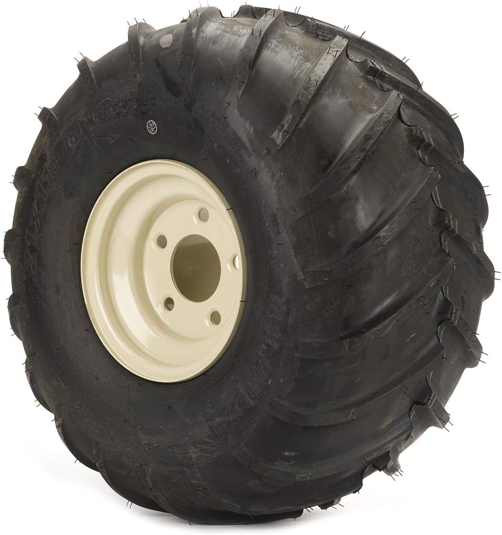 Grasshopper Mower Wheel and Tire Right Side, Low Pressure, High Flotation with Extra Grip Tread Providing Excellent Traction, Genuine Replacement for Tires, OEM 483930