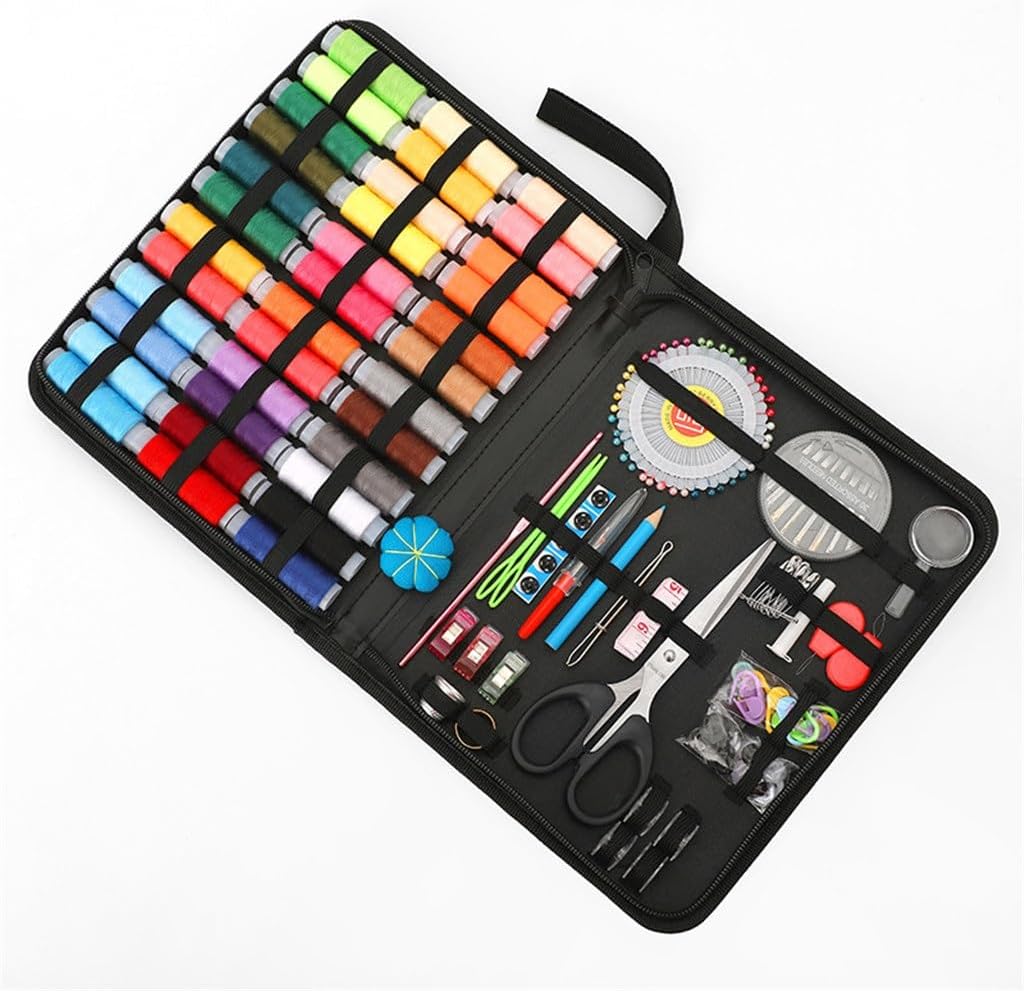ASWRTYJO Home Travel Sewing Box Set Practical Sewing Thread Oversized Bag Sewing Kit
