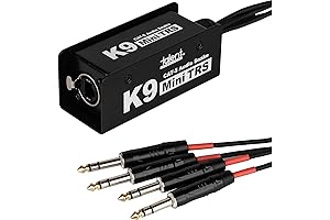 Talent K9-Mini TRS Cat 5 Audio Snake: Connect Instruments & Equipment with Exceptional Clarity