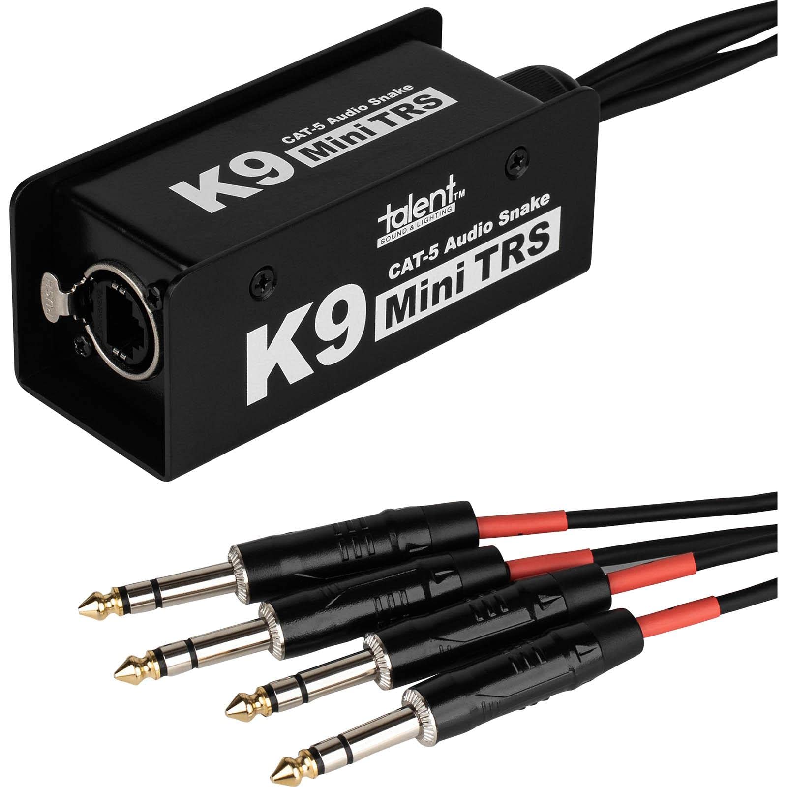 Amazon.com: Talent K9-Mini TRS Cat 5 Audio Snake : Musical Instruments