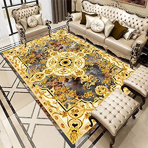 Tapis de chambre 80x160 cm lavable antidérapant ethnique rétro - 2