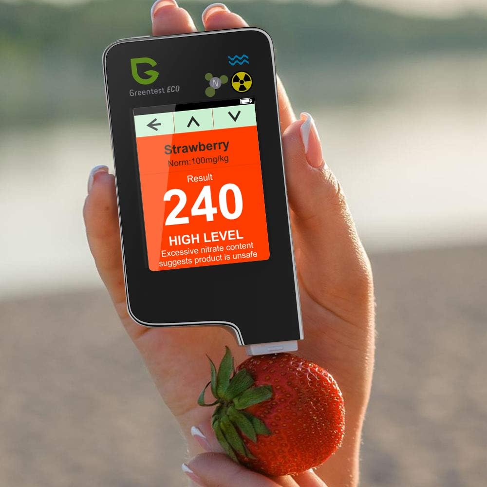 Greentest Eco 5 + contatore di nitrati per pesci Geiger contatore di nitrati per frutta, verdura, carne e acqua TDS tester di radiazione contatore Geiger contatore di radiazioni dosimetro