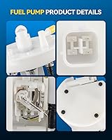 Vista 2 de PHILTOP FG1044 Conjunto de Reemplazo de Bomba de Combustible Eléctrica para Civic 2006-2011 1.8L, Kit de Montaje de Módulo de Bomba de Combustible