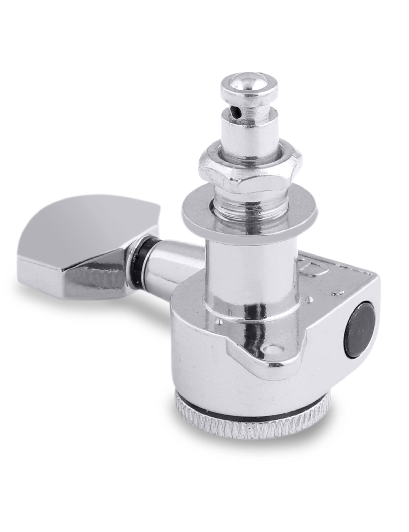 Rubatone Feststellbare Stimmwirbel für Gitarrensaiten, versiegelte Mechaniken, Stimmschlüssel, 15,2 cm, für Rechtshänder, E-Gitarre oder Akustikgitarre, Chrom